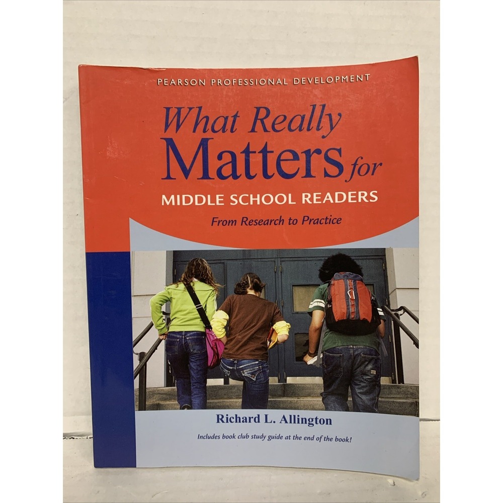 What Really Matters for Middle School - Paperback, by Allington Richard - Good